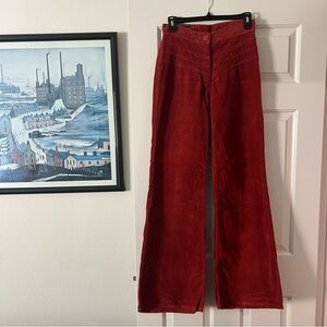 Women's Red Flare & Wide Leg Jeans